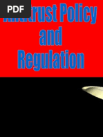 antitrust policy and regulation