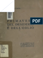 Cosimo Giorgieri Contri - Primavere Del Desiderio e Dell'oblio