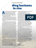 Rice Today Vol. 14, No. 1 Expanding Horizons in Rice