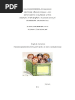 Projeto de Intervenção Na Realidade Escolar