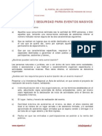 Exigencias Eventos Masivos