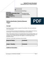 Defining Specification Collection Elements - SPD