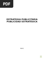 publicidad estratégica - estrategias de publicidad