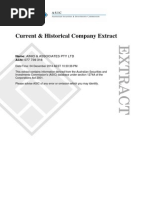 057.AINIO & Associates Pty LTD: Current & Historical Company Extract