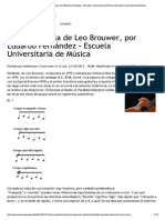 Sobre Paábola de Leo Brouwer - Eduardo Fernandez