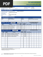 praxis ii score report