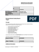 Running Standard Quality Reports - SPD