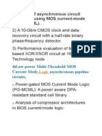 1) Design of Asynchronous Circuit Primitives Using MOS Current-Mode Logic (MCML)