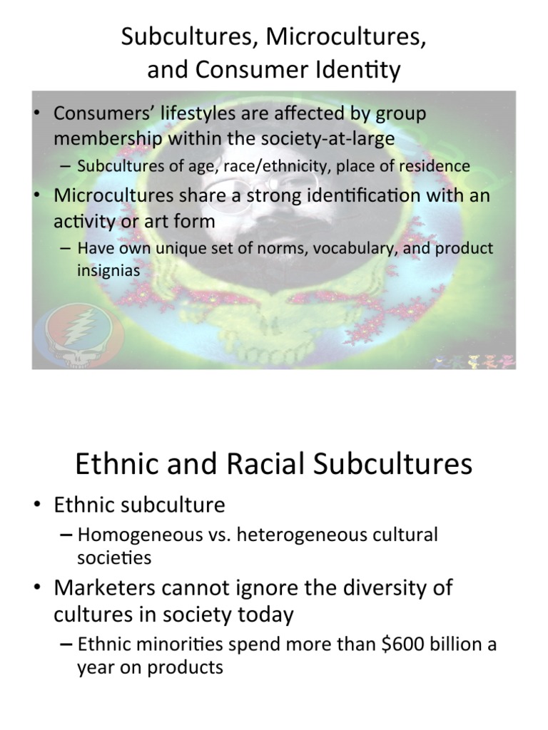 List Of Subcultures In America _ List Of Subcultures – MBDR