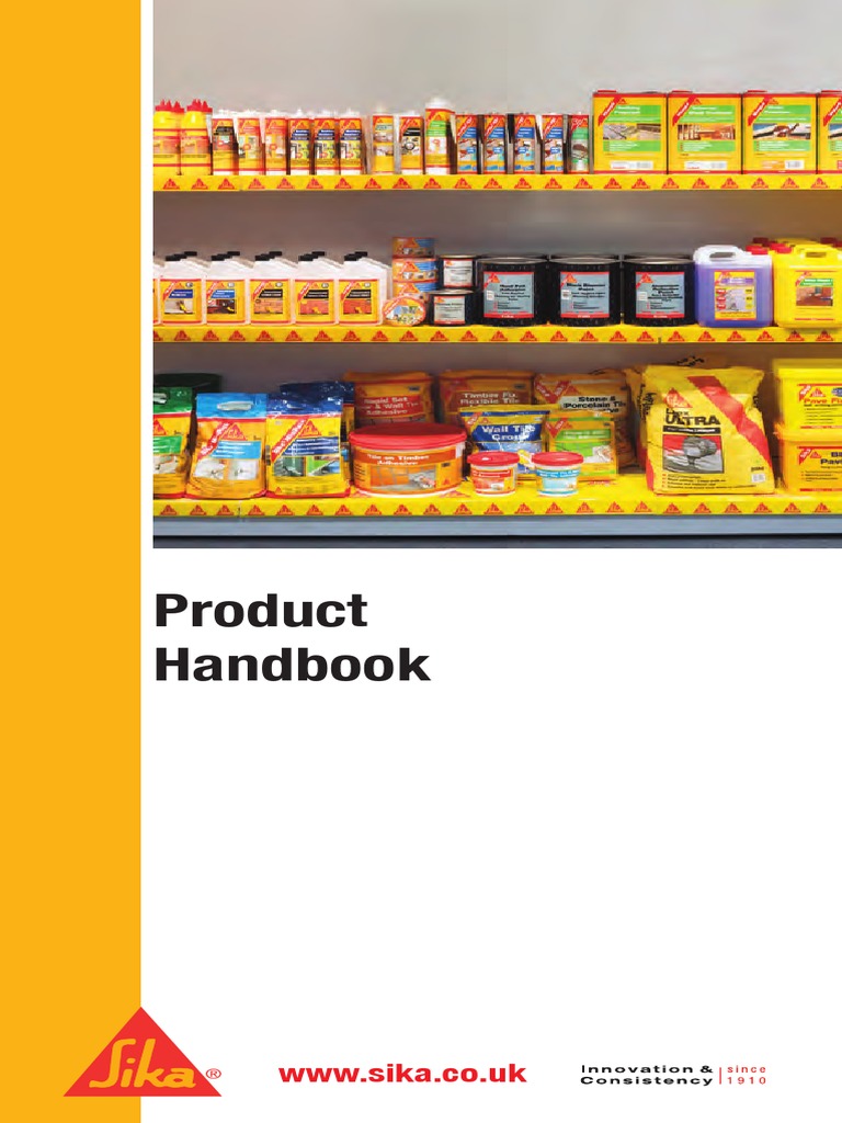 SIKA Product Handbook 2012 PDF Concrete Mortar (Masonry)