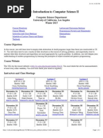 CS 32 Winter 2015 Syllabus