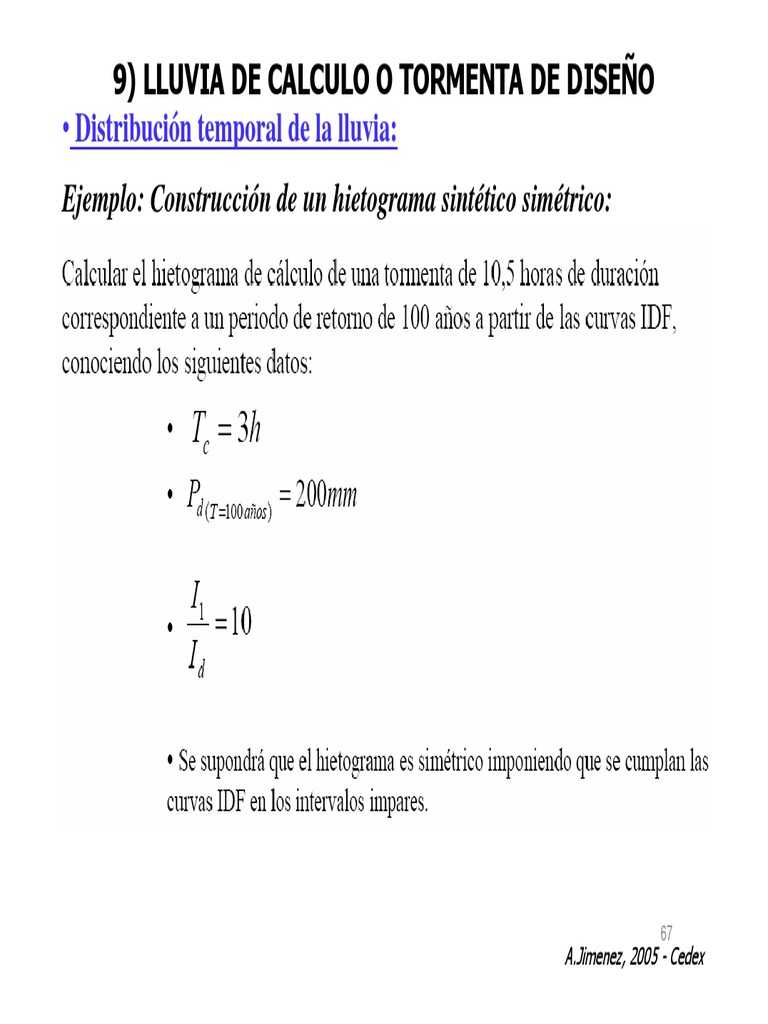 Ejemplo Tormenta de Diseno | PDF | Tecnología