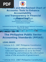 The PPSAS and The Revised Chart of Accounts