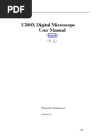 U200X Digital Microscope User Manual