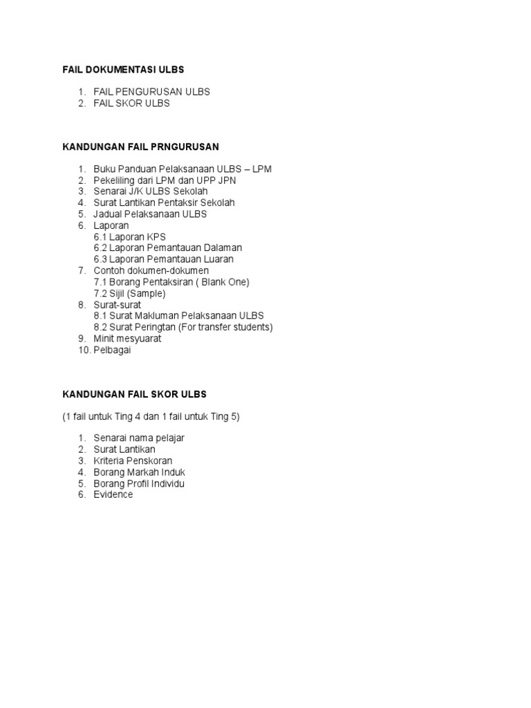 Fail Dokumentasi Label Divider | PDF