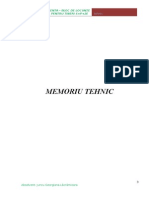 Memoriu Tehnic