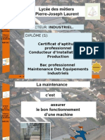 Présentation de La Maintenance MEI