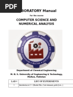 LABORATORY Manual Numerical Analysis