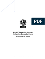 Arcgis Enterprise Security: Delivering Secure Solutions: An Esri White Paper - July 2005