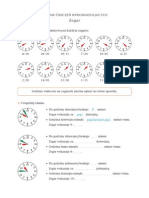 Zestaw Cwiczen Wprowadzajacych Zegary PDF