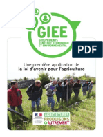 GIEE, Une Première Application de La Loi D'avenir Pour L'agriculture