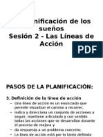 Sesión 2 - Las Líneas de Acción