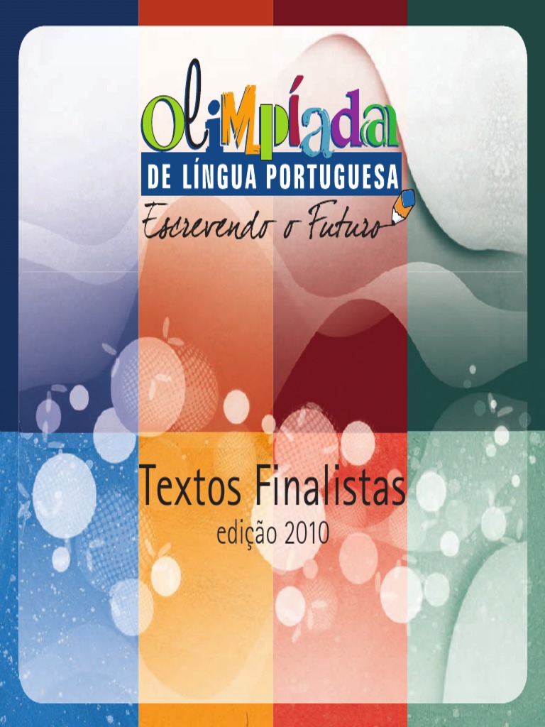 Textos finalistas, Slides Língua Portuguesa