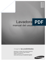 Manual Lavadora Samsung Modelo WA13X - Poseidon Español