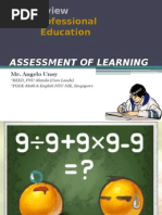 Download LET Review Assessment of Learning by Angelo Aniag Unay SN254457249 doc pdf