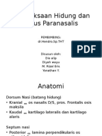 Pemeriksaan Hidung Dan Sinus Paranasalis