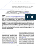 Pharmacopée Et Médecine Traditionnelle Africaines, 2008 15: 1 - 5