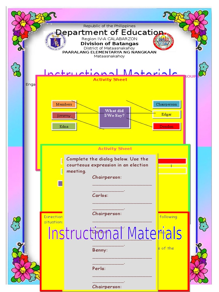 Instructional Materials PDF