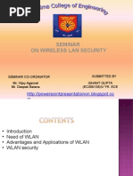 Seminar On Wireless Lan Security