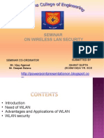 Seminar On Wireless Lan Security