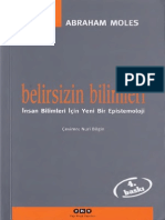 Abraham Moles - Belirsizin Bilimleri PDF