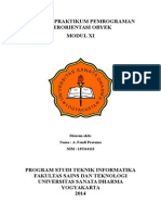 LAPORAN PRAKTIKUM PEMROGRAMAN BERORIENTASI OBYEK XI.docx