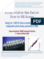 E-Linac Initiative: New Electron Driver For RIB Science