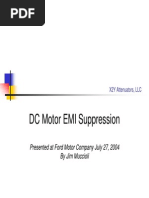 DC Motor EMI Suppression