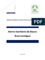 Projeto Executivo Aterro Sanitario de Bauru- Expansao                                                                                                                                                                                                                                                                                                                                                                        