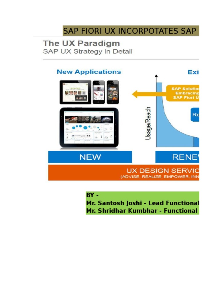 SAP Fiori UX for SAP MM Module Apps | PDF