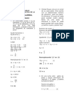 Sistema de Ecuaciones Con Grado de Complejidad