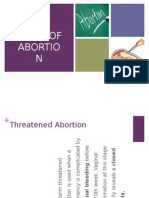 Types of Abortio N