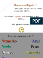 Teste de Raciocinio