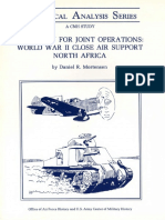 A Pattern for Joint Operations. World War II Close Air Support, North Africa