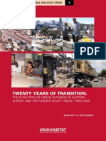 Twenty Years of Transition The Evolution of Urban Planning in Eastern Europe and The Former Soviet Union, 1989-2009