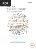Download Kvantitativ metode - Hjemmeeksamen 2 2014 by Ole Christian Kvernberg SN254485230 doc pdf