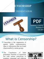 Censorship: Wac Presentation