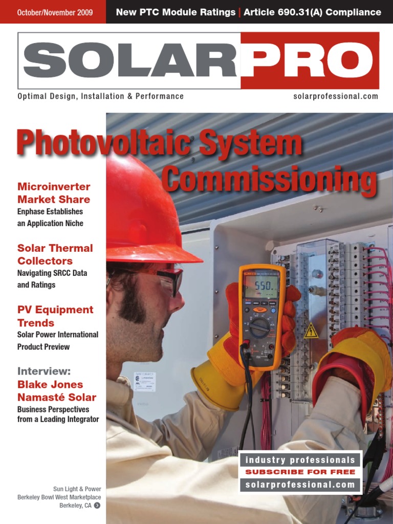 SolarPro2 6 | PDF | Photovoltaics | Photovoltaic System