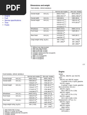 2002 toyota tacoma 2.7 l manual 4wd xtracab type pdf 2