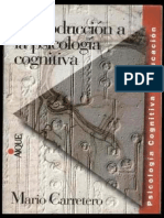 PCG 001 Introduccion a La Psicologia Cognitiva - Carretero Mario